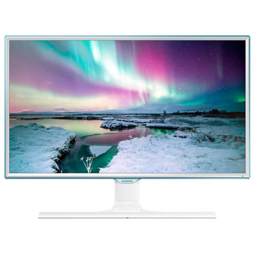 МОНИТОР 27" Samsung S27E370D White (AD-PLS, LCD, LED, 1920x1080, 4 ms, 178°/178°, 300 cd/m, 1`000:1, +HDMI, +DP,беспроводное зарядное устройство Qi)